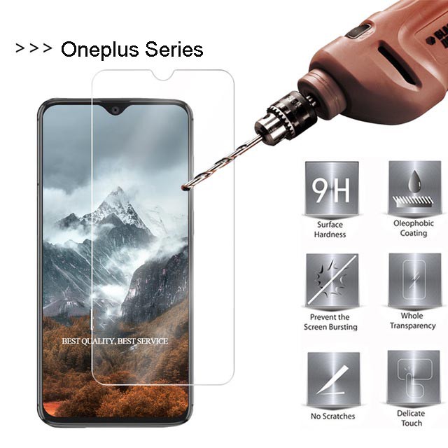 Oneplus Nord N10 N100 1 X 2 3 3T 5 5T 6 6T 7 7T 8 8T 9 2.5D kính cường lực Tempered Glass Screen Protector Film