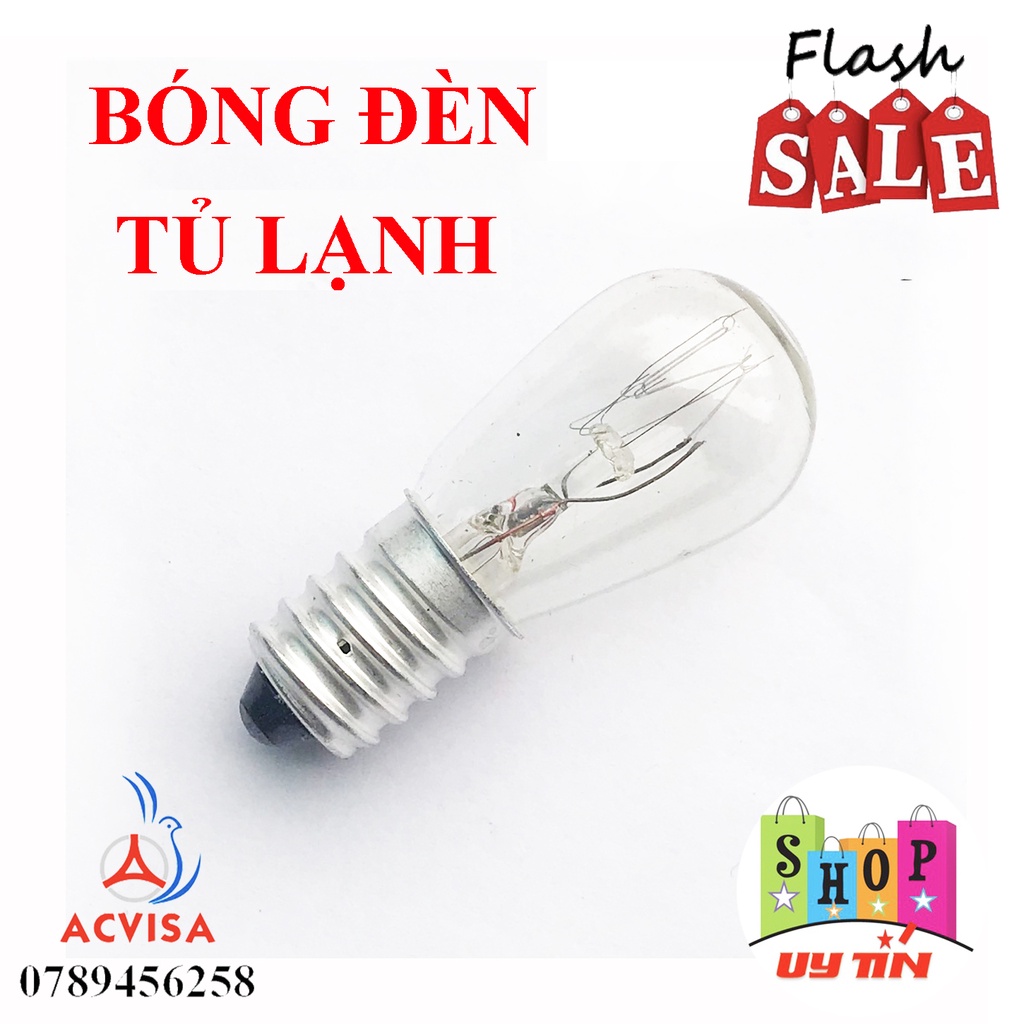 Bóng đèn tủ lạnh đui xoáy chuôi E12 E14