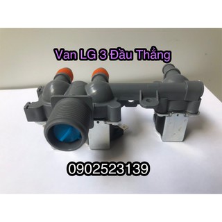 VAN CẤP NƯỚC VÀO DC12V , 3 NGÃ MÁY GIẶT LG LOẠI 3 VÒI SONG SONG