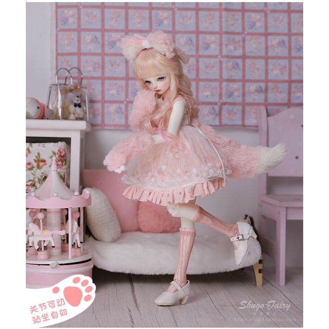 Búp bê BJD nữ 1/4 tiểu hồ ly đáng yêu