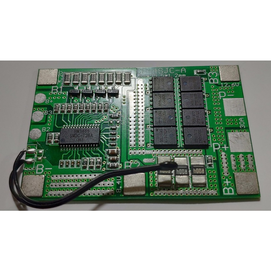 Mạch 4S CF 14.4V - 30A, sạc cân bằng và bảo vệ xả pin 14.4v.