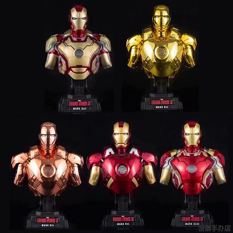 [Siêu KM] Mô hình tượng iron man có đèn led