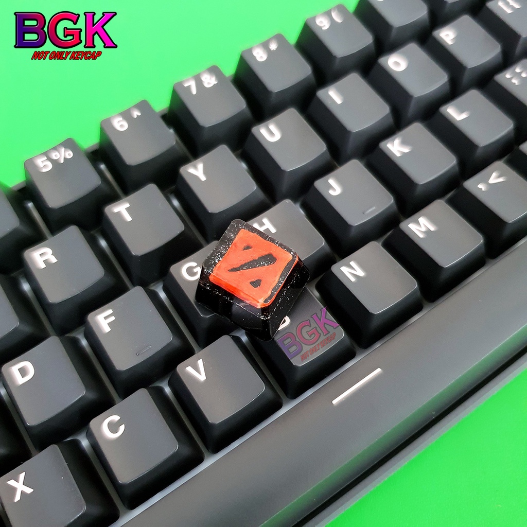 Keycap Lẻ hình LOGO DOTA 2 OEM profile ( keycap resin độc lạ )( Keycap Artisan )