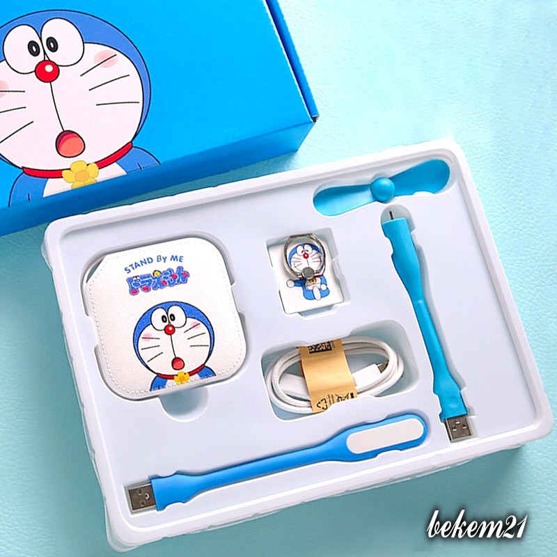 5 Psc/set Pin Sạc Dự Phòng Hello Pin Sạc Dự Phòng Hình Ảnh Hoạt Hình Kitty Đô rê mon