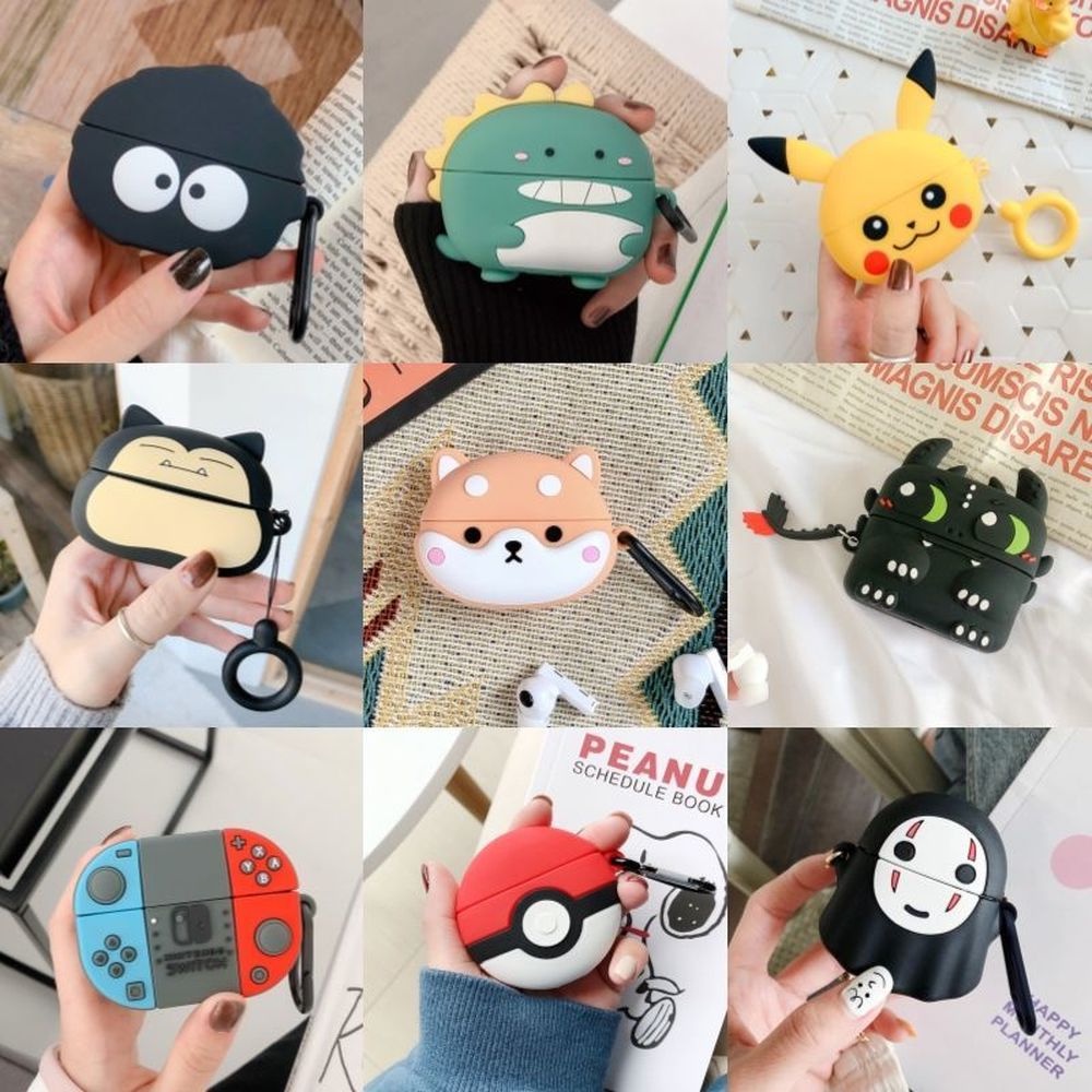 Vỏ Bảo Vệ Hộp Sạc Tai Nghe Huawei Freebuds 5i Màu Trơn Hình Phi Hành Gia Và Ngôi Sao