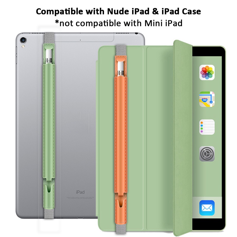 Bao Da Đựng Bút Cảm Ứng Apple Pencil 1 & 2 Vòng bao da Apple Pencil trên vỏ iPad