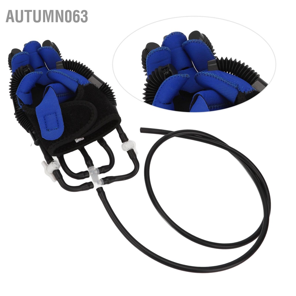 Autumn063 Trẻ em Ngón tay phục hồi chức năng Robot thay thế Găng nhựa sợi khí Van ngón Người huấn luyện cho trẻ XS 28cm * 15cm * 5cm