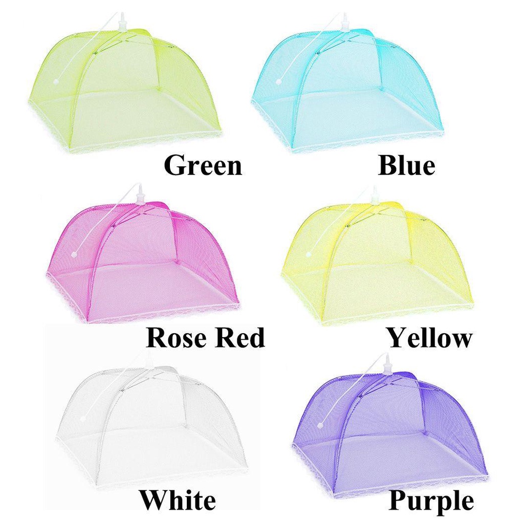Set 3 Dù Lưới Bảo Vệ Thực Phẩm Chống Ruồi Đa Năng Cho Nhà Bếp