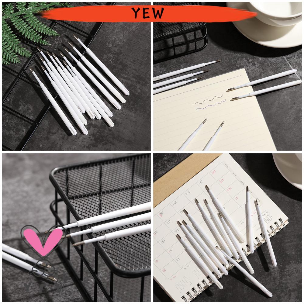 Set 10 Ruột Bút Bi Bằng Nhựa Sức Chứa Lớn Tiện Dụng