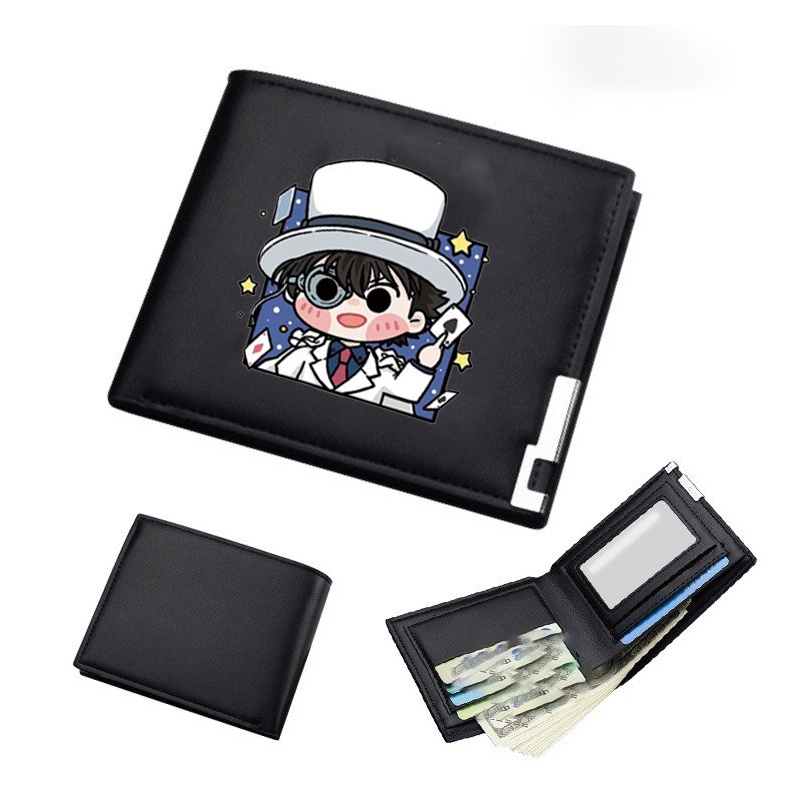 Ví da cầm tay nam nữ IN HÌNH CONAN KAITO KID Thám tử lừng danh anime chibi xinh xắn thời trang