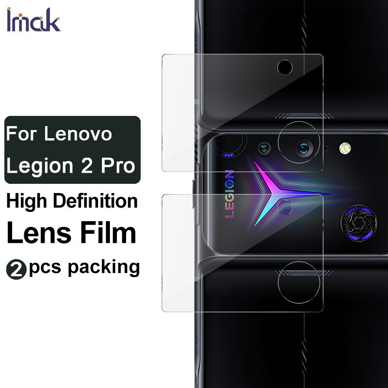 Original Imak Lenovo Legion 2 Pro Camera Lens Film IMAK High Definition Clear Abrasion Resistant Glass Camera Lens Film