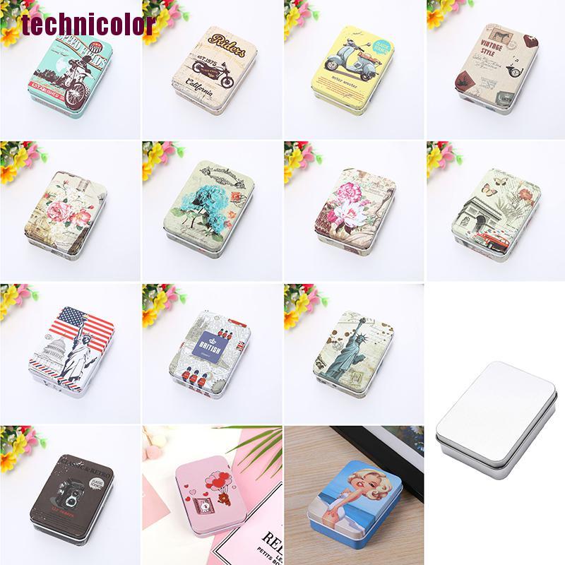 Hộp Thiếc Đựng Trang Sức / Kẹo In Hoạt Hình Dễ Thương