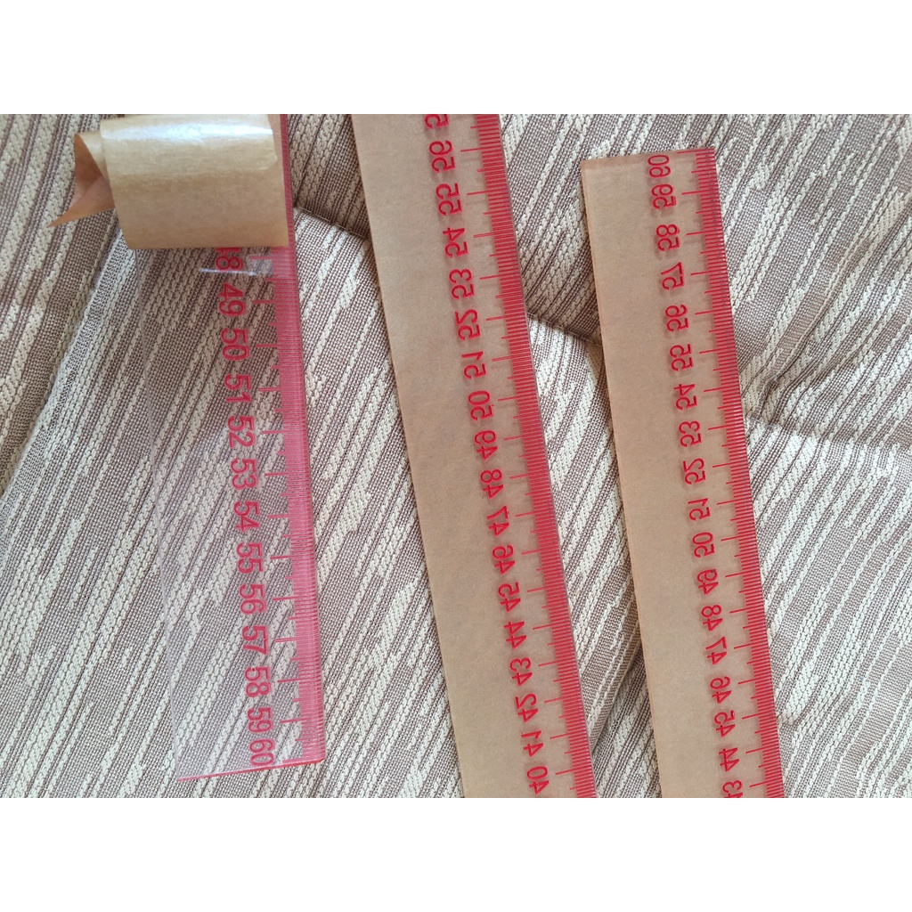 THƯỚC NHỰA DẺO KHẮC SỐ 60cm BẢN 3cm