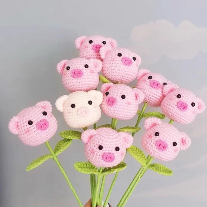 DIY Gói Nguyên Liệu Móc Cành Hoa Thú Vui Nhộn - Quà Tặng Handmade Tự Làm Ý Nghĩa