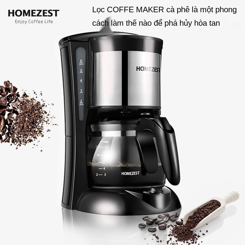 ☾Máy pha cà phê HOMEZEST của Đức tại nhà văn phòng nhỏ giọt tự động Mỹ để trà