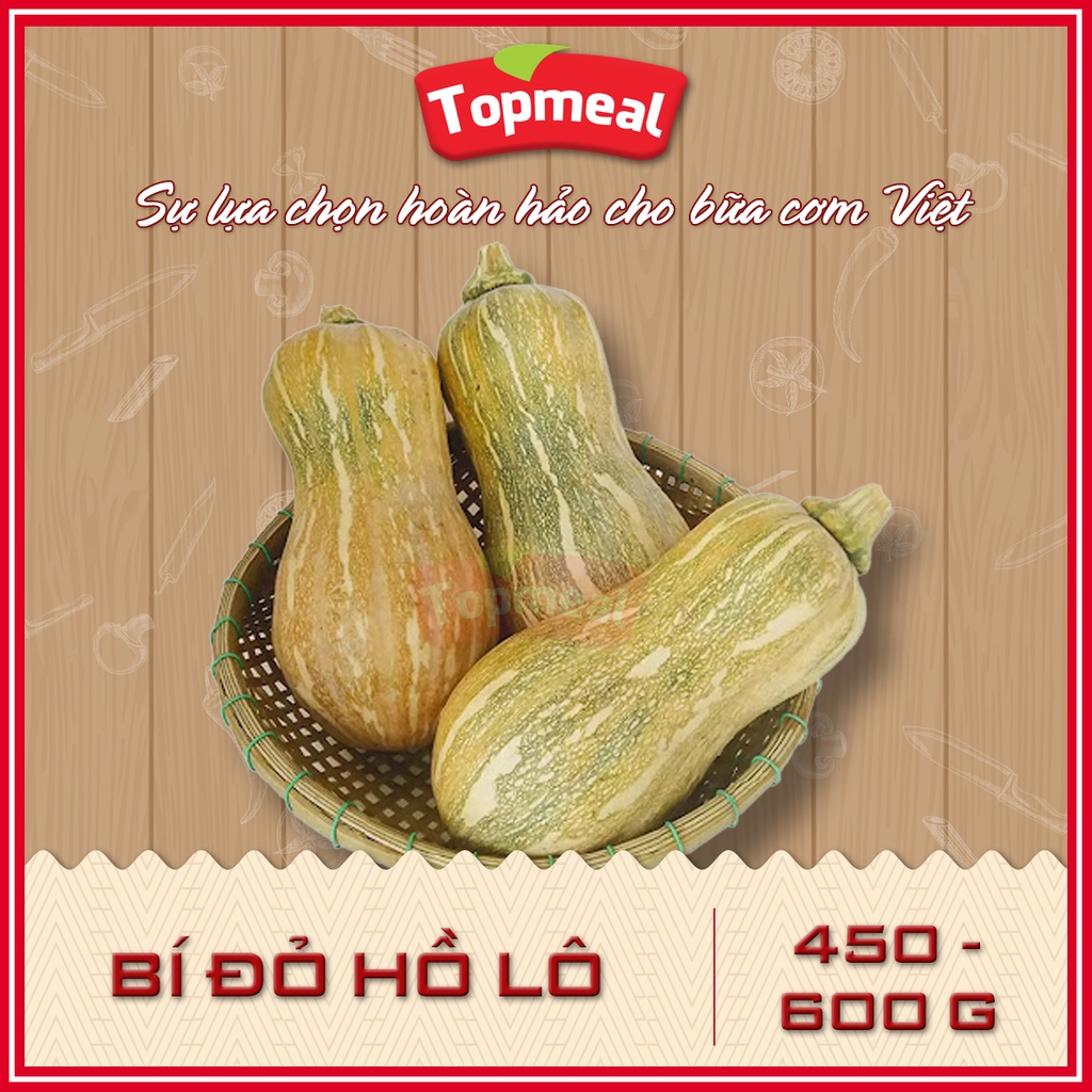 HCM - Bí đỏ hồ lô (450 - 600 g) - [Giao nhanh TPHCM]