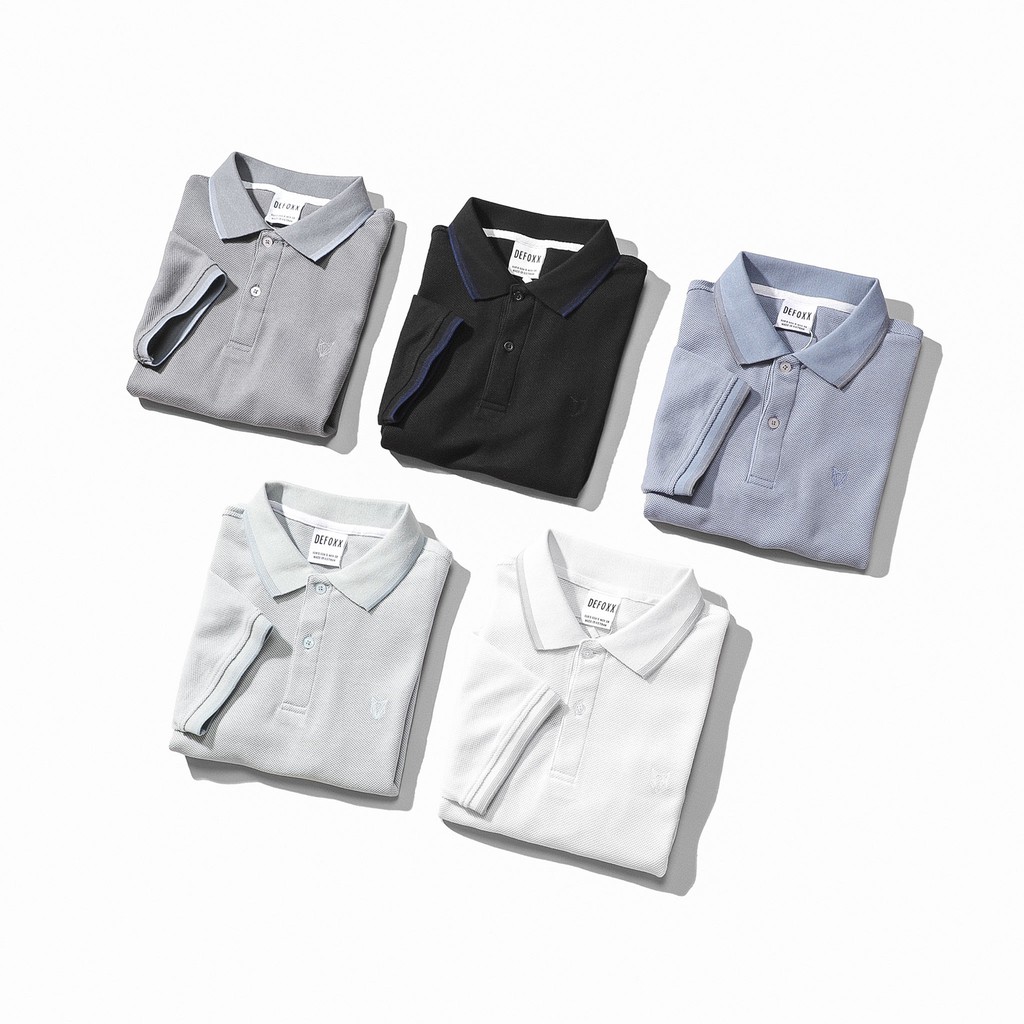 Aó polo Defoxx slimfit chính hãng hàng Việt nam xuất khẩu (Form Slimfit,chất vải co dãn,thấm hút mồ hôi)