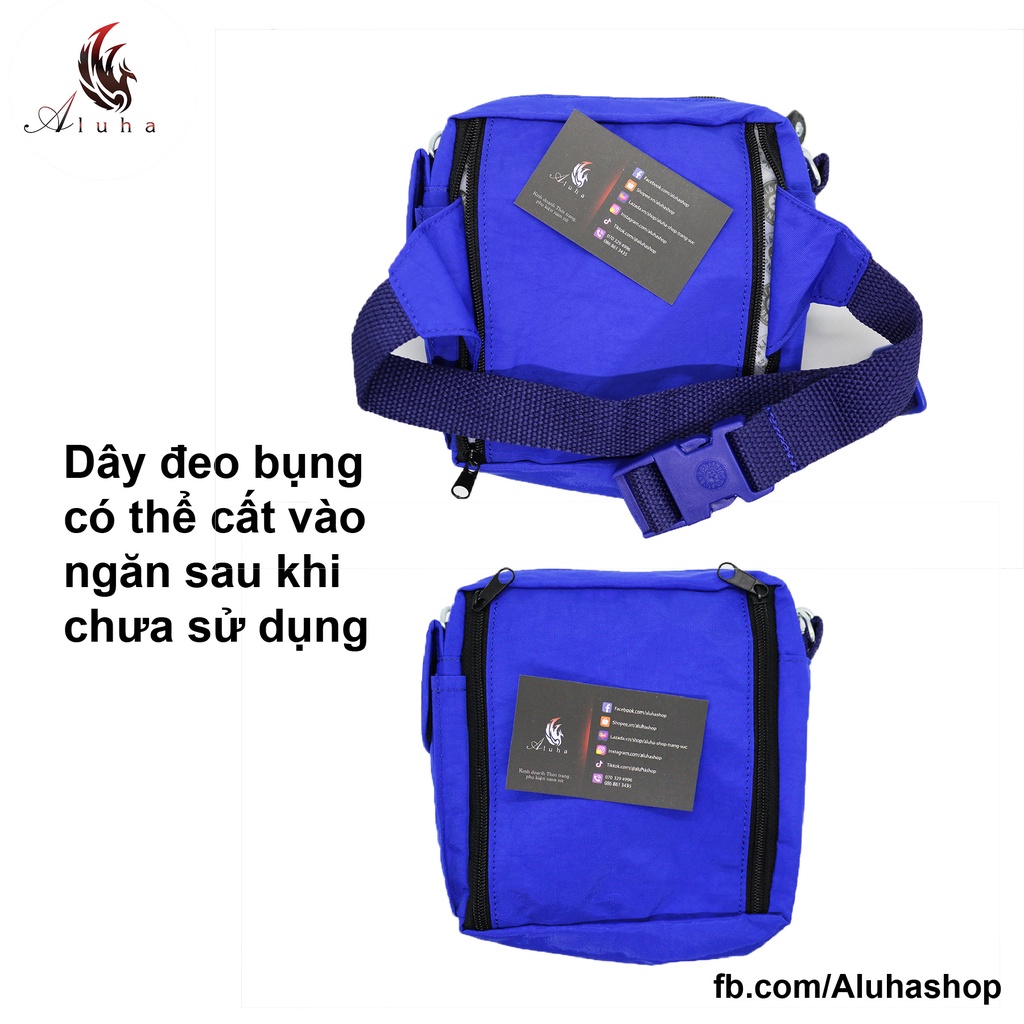 Túi đeo chéo, đeo hông KIPLING 2 trong 1 hình chữ nhật nhỏ năng động, tiện lợi, thời trang - T302 - Aluha