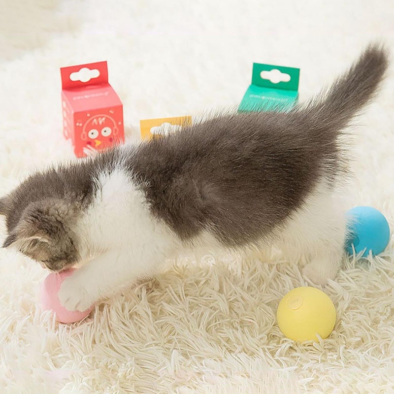 Banh Đồ Chơi Bằng EVA Có Âm Thanh Tương Tác Với Mèo Cưng
