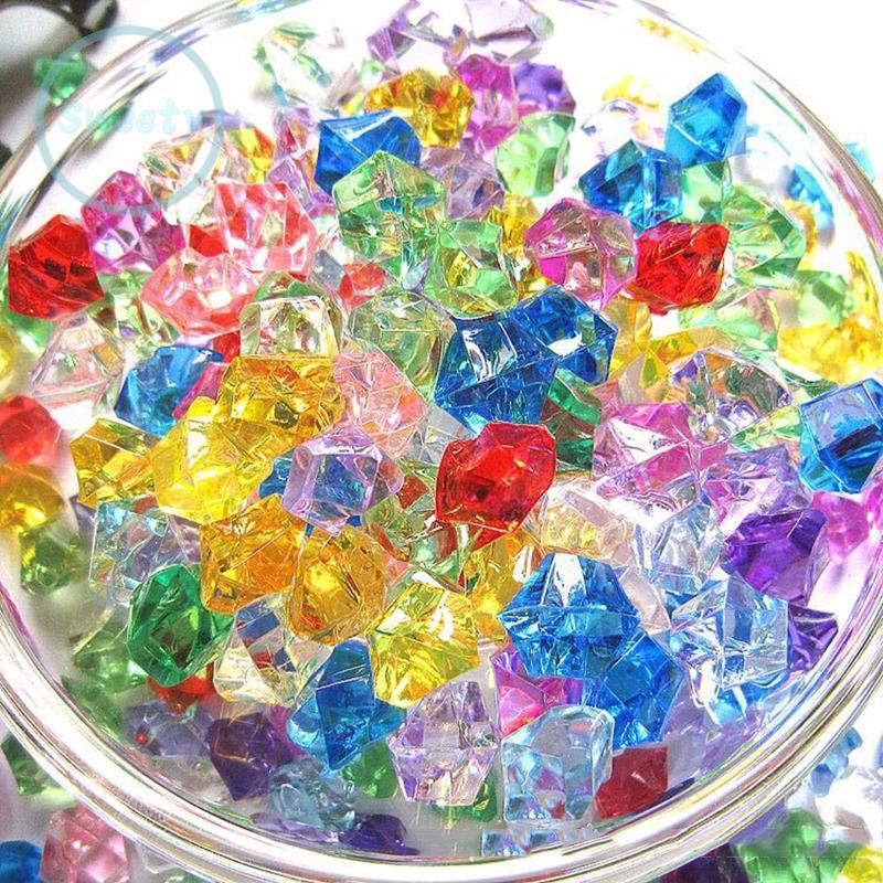 Túi 150 hạt nhựa trang trí bể cá kiểng nhiều màu sắc để lựa chọn