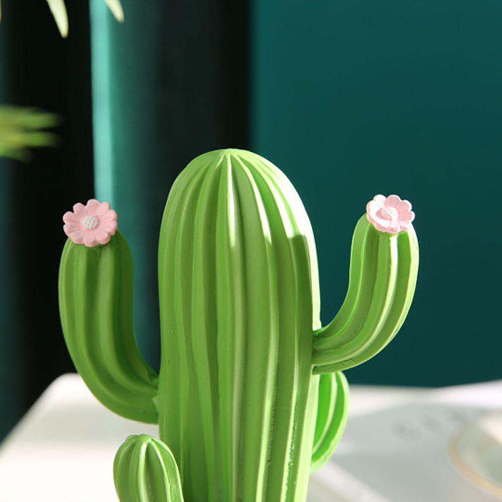 Mô Hình Cây Xương Rồng Mini Bằng Nhựa Resin Trang Trí Bàn Làm Việc