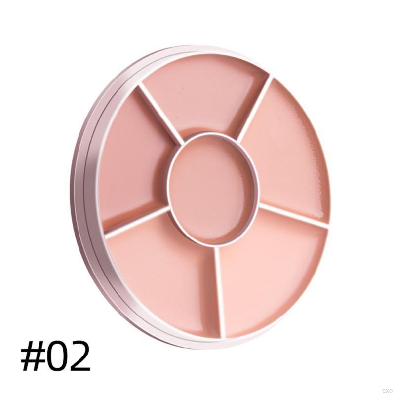 Bảng che khuyết điểm 6 màu hoàn hảo chống thấm nước độc đáo