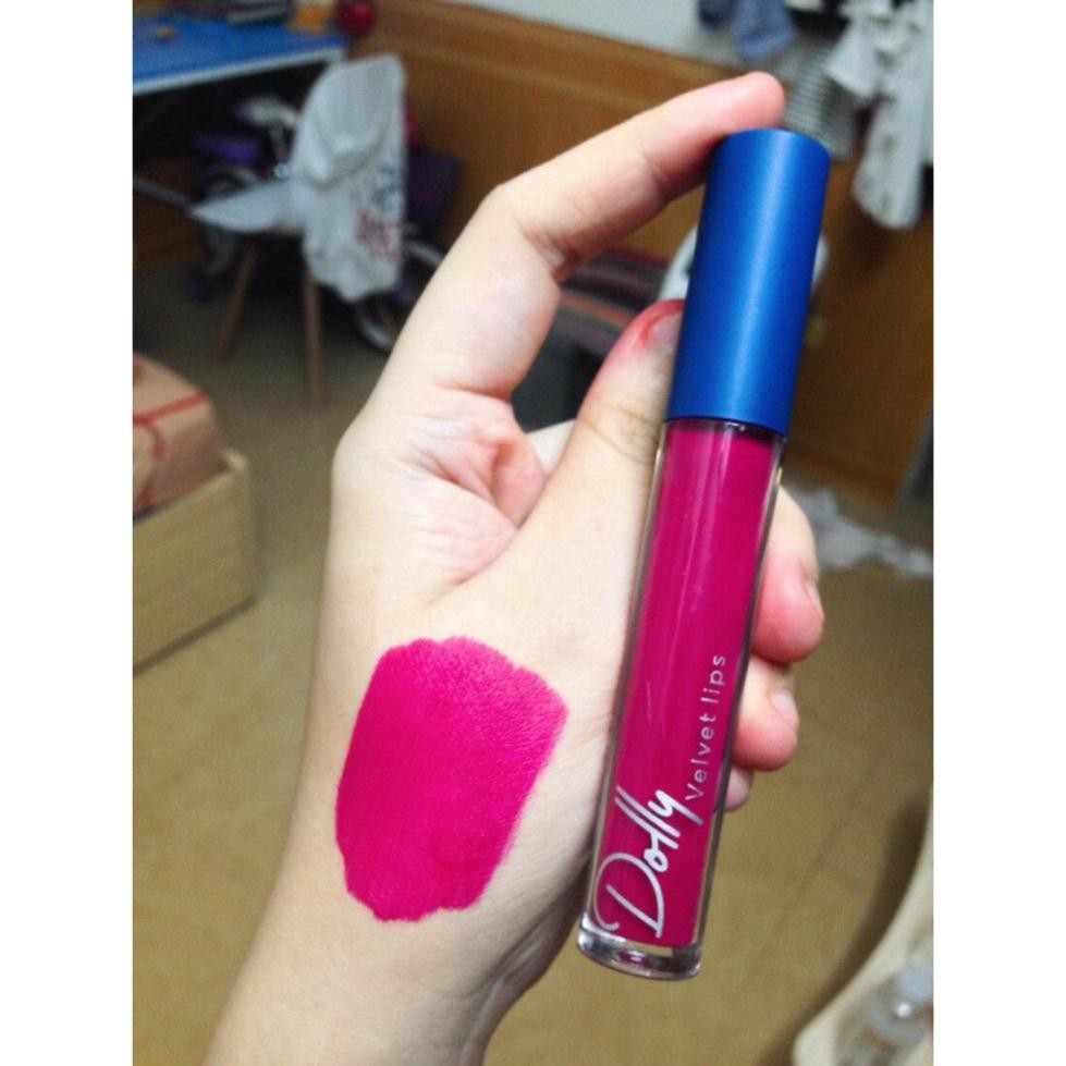 [Hồng Mận ]Son Cao Cấp Dolly Velvet Lips Blue Classic 2020 Màu Hồng Mận Ngọt Ngào Đáng Yêu Chất Son Mềm Mịn Như Nhung | BigBuy360 - bigbuy360.vn