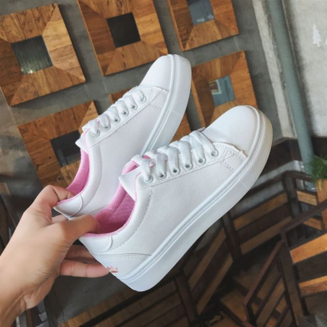 sale Giày Nữ | Giày Sneaker | Phong Cách Style HÀN QUỐC Mèo Thêu Gót 2018