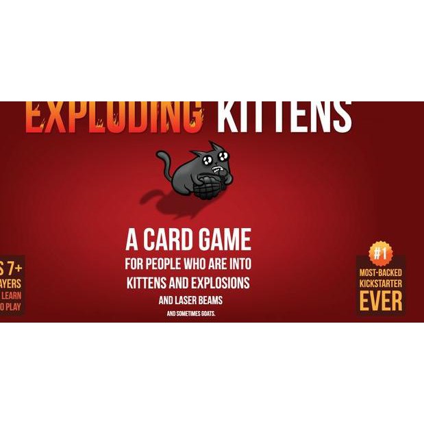 Bộ Thẻ Bài Trò Chơi Exploding Kittens / Exploding