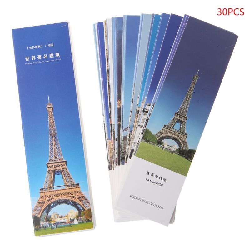 Set bookmark thiết kế tháp Eiffel nước Pháp