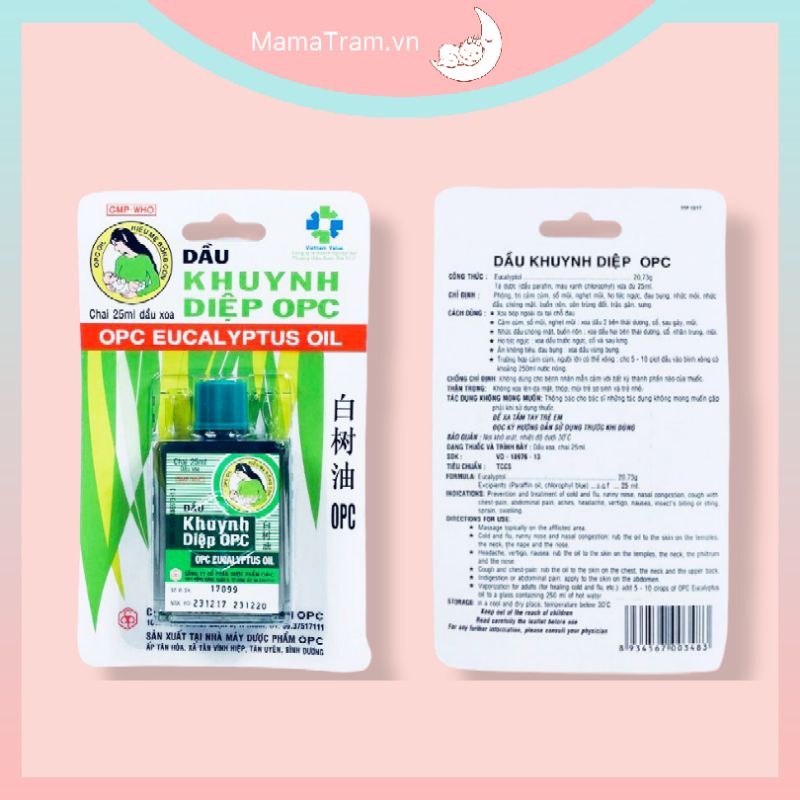 Dầu khuynh diệp OPC cho trẻ sơ sinh hiệu mẹ bồng con