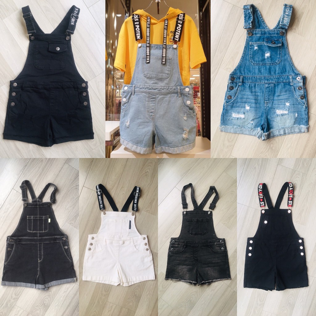 Quần yếm jean xuất Hàn dư xịn nhiều mẫu dòng đại size 120-170