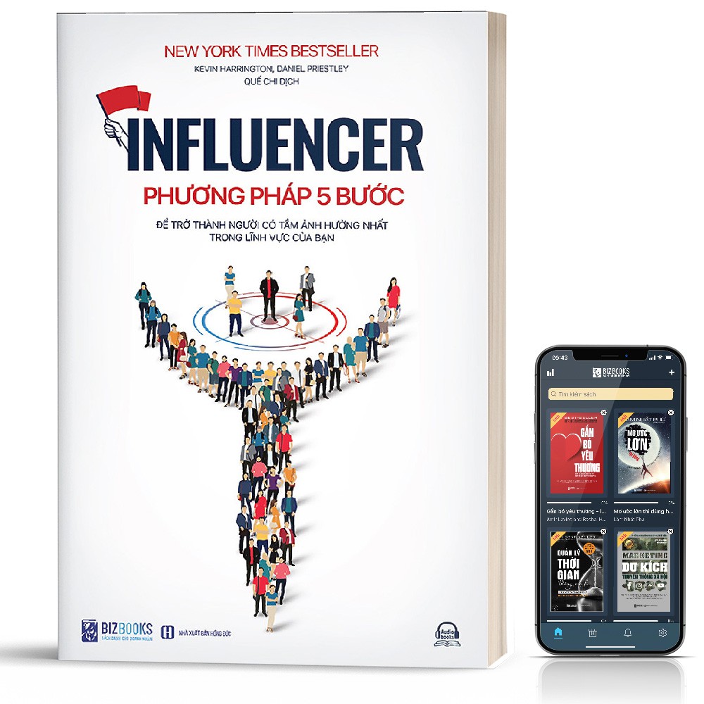 Sách - Influencer - Phương Pháp 5 Bước Để Trở Thành Người Có Tầm Ảnh Hưởng Nhất Trong Lĩnh Vực Của Bạn