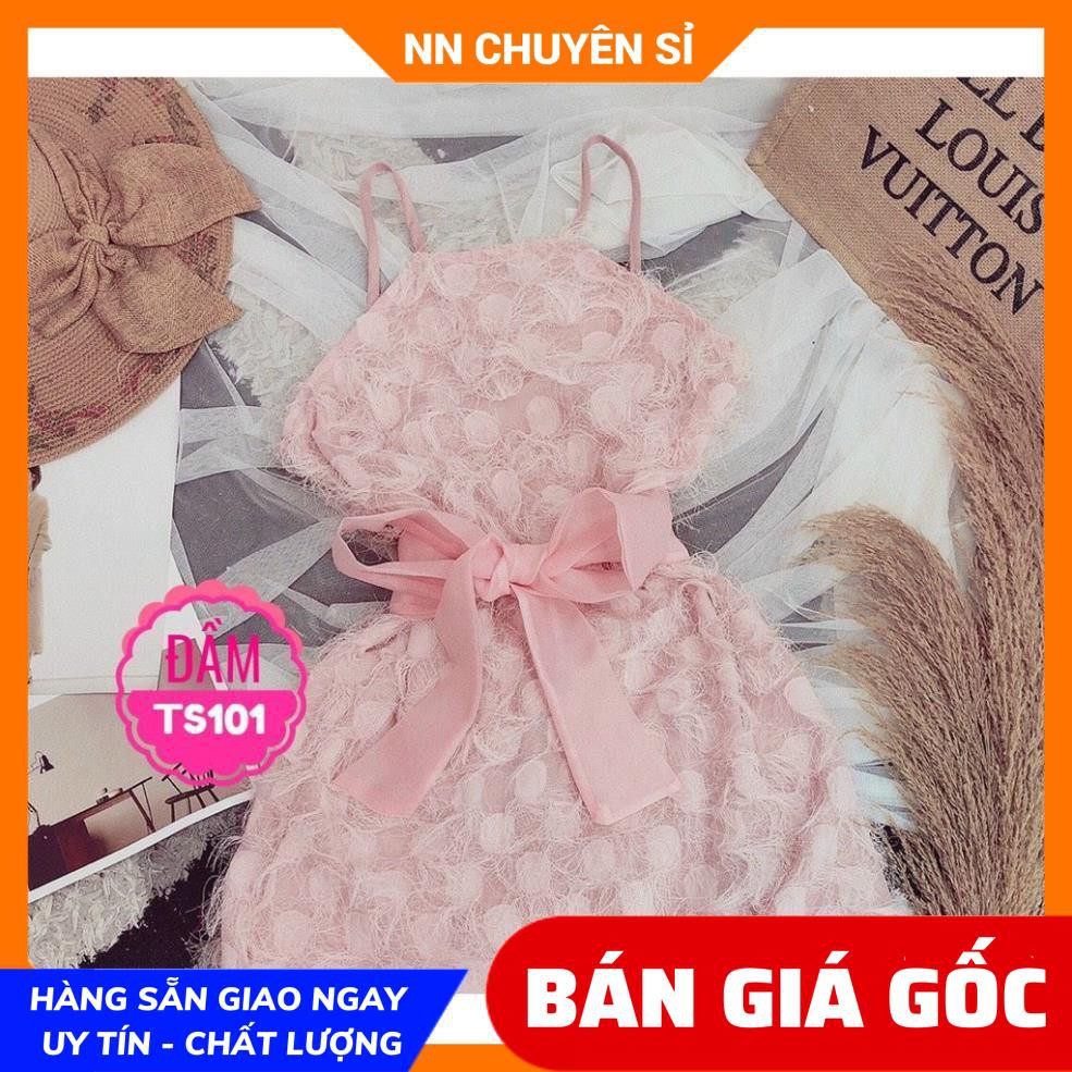 ĐẦM LÔNG CỔ YẾM ⚡ VIDEO THẬT ⚡ ĐẦM CỔ YẾM CỰC XINH TS101⚡ HÀNG ĐẸP