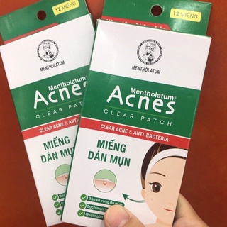 🎊Miếng dán mụn Acnes Clear Patch H12 miếng🎀