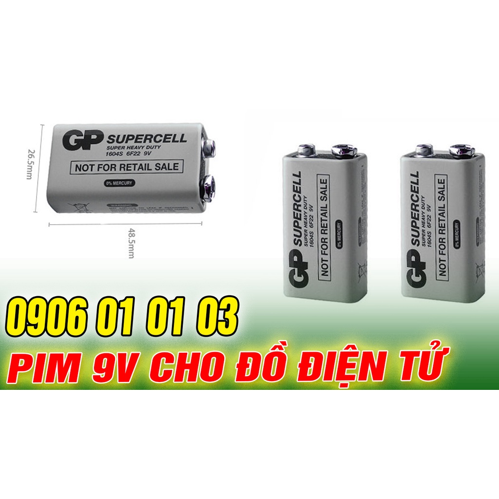 Pin vuông 9v , dung lượng cao, hàng xịn chính hãng