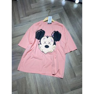 Áo_Thun_Nữ_Đẹp 💖FREESHIP💖 Áo phông mickey hồng  dáng rộng  thời trang Hàn Quốc hàng nhập Quảng Châu cao cấp