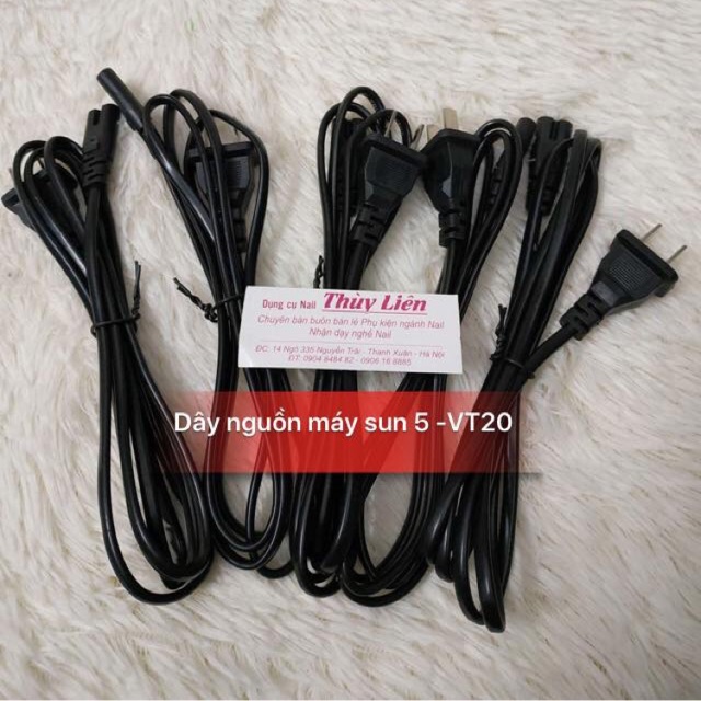 Dây nguồn máy hơ gel Sun5