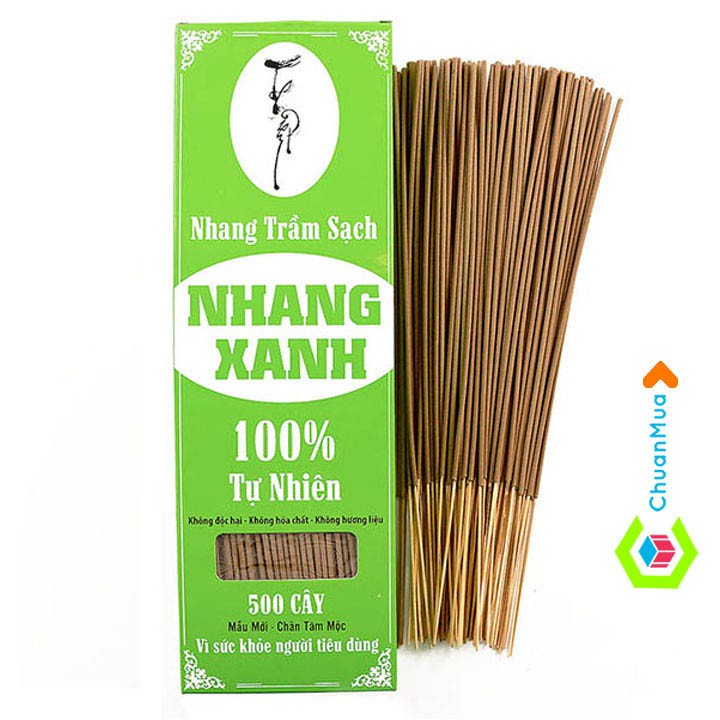 Nhang Xanh Trầm Sạch 100% Tự Nhiên ChuanHouse GDA023