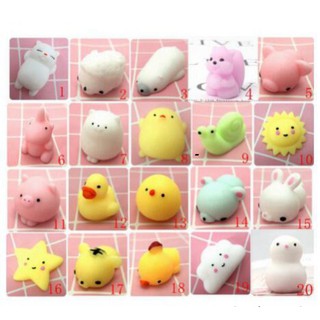 Đồ chơi Squishy dẻo nhiều kiểu dáng dễ thương