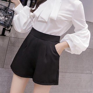 Quần short voan ống rộng