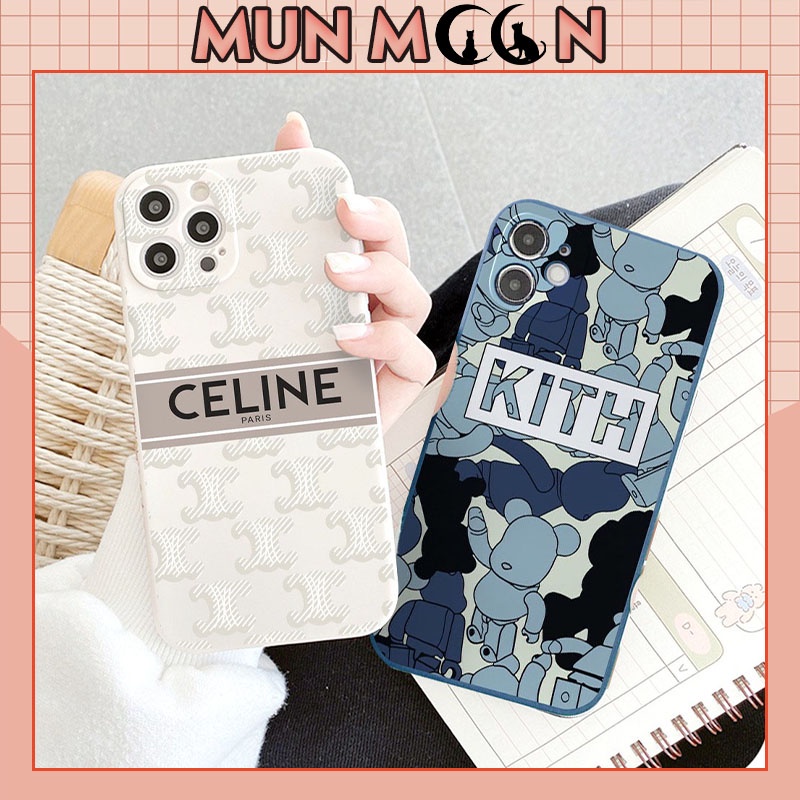 Ốp lưng iphone cạnh vuông KITH-CELI 6/6plus/6s/6splus/7/7plus/8/8plus/x/xr/xs/11/12/13/pro/max/plus/promax/Max