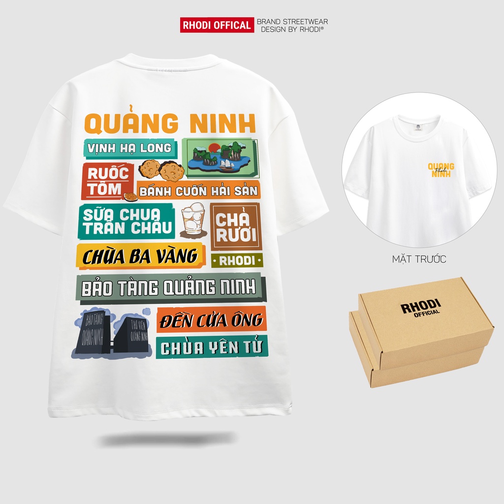 Áo phông local brand RHODI dáng tay lỡ unisex phong cách ulzzang nelly thế hệ genz Quảng Ninh