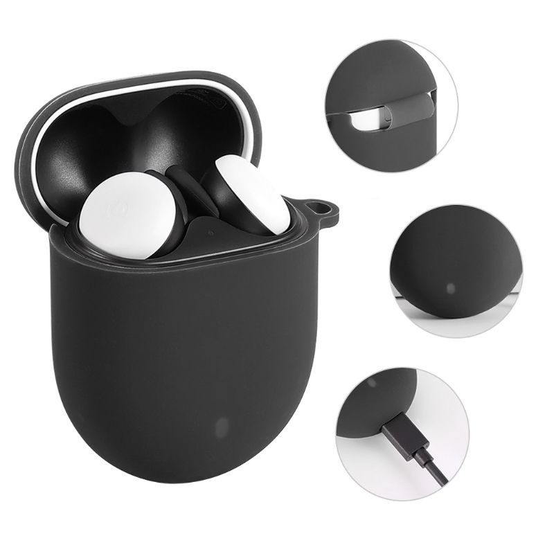 Vỏ bảo vệ hộp sạc tai nghe Bluetooth G-oogle Pixel Buds 2 bằng silicon chống trầy xước