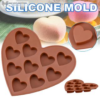 Khuôn Silicon Làm Kẹo Đường Hình Trái Tim