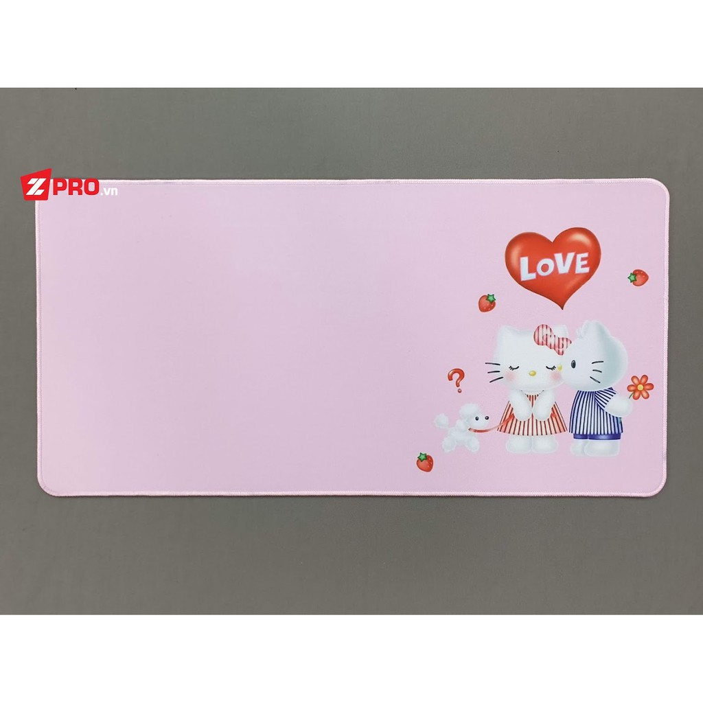 [Mã ELFLASH5 giảm 20K đơn 50K] Lót chuột Hello Kitty siêu kute 60x30 1985