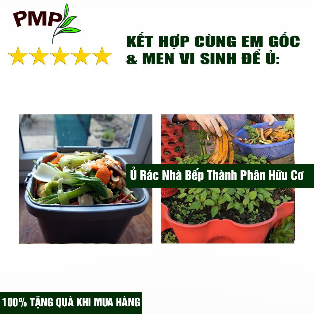 Mật Rỉ Đường MALOSA PMP Mật Nuôi Vi Sinh, Ủ Từ Đậu Nành, Trứng, Chuối, GE Dứa, GE Bồ Hòn, Rác Thải Hữu Cơ 500g