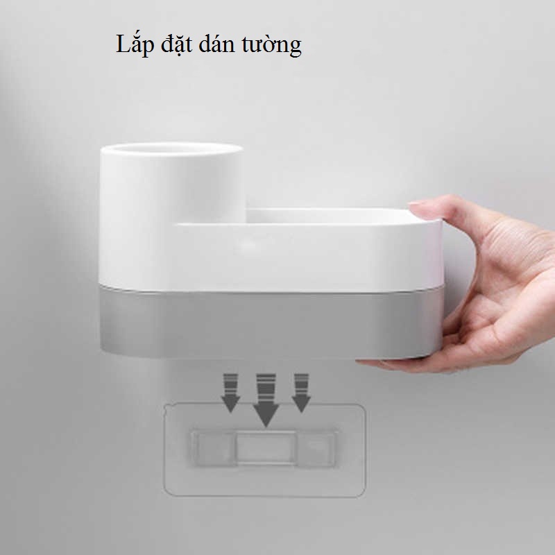 Bộ Chổi Cọ Vệ Sinh OENON Kèm Kệ Để Chổi Cọ Rửa Toilet Thông Minh Cao Cấp