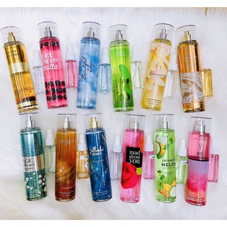 [ Phân loại- mini 33ml] Bộ sưu tập Sản phẩm Xịt thơm toàn thân lưu hương nước hoa Bath and Body Works