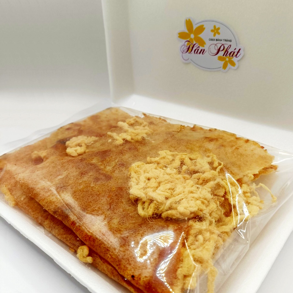 BÁNH TRÁNG NƯỚNG CHÀ BÔNG - đựng túi